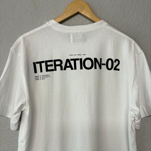 9dcc Interation-02 Snowfro Erick Calderon Art Blocks Chromie Squiggle Tee Shirt - Picture 6 of 7